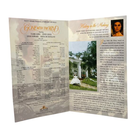 Gone with the Wind Deluxe Edition VHS Set Vintage 1992 - Picture 7 of 8